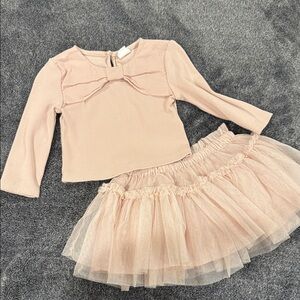 GAP Blush Ruffle Baby Dress